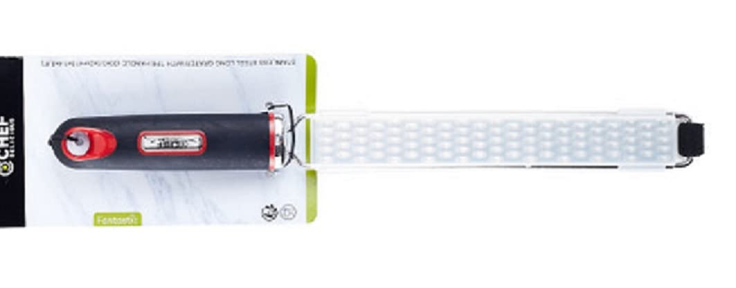 Chef Delicious Long Grater Zester with Handle and Safety Cover
